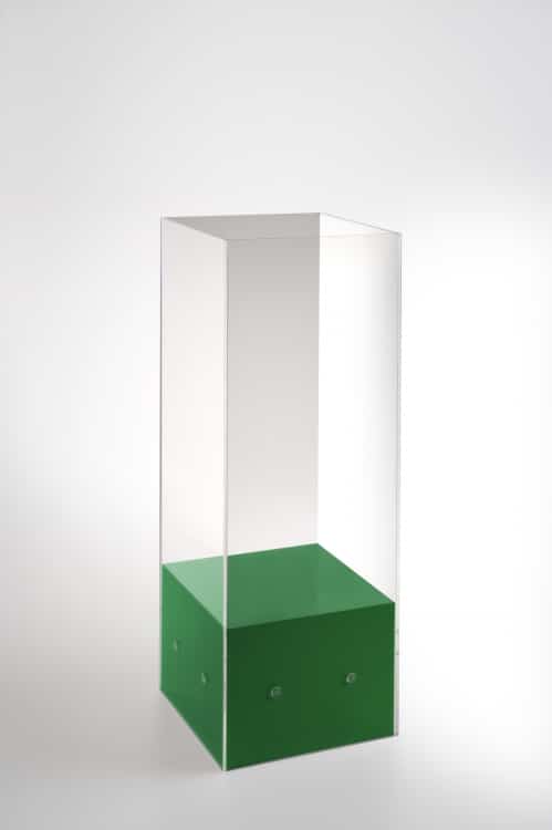 Contenitore portadischi vinili in plexiglass trasparente a cubo - Annunci  Milano